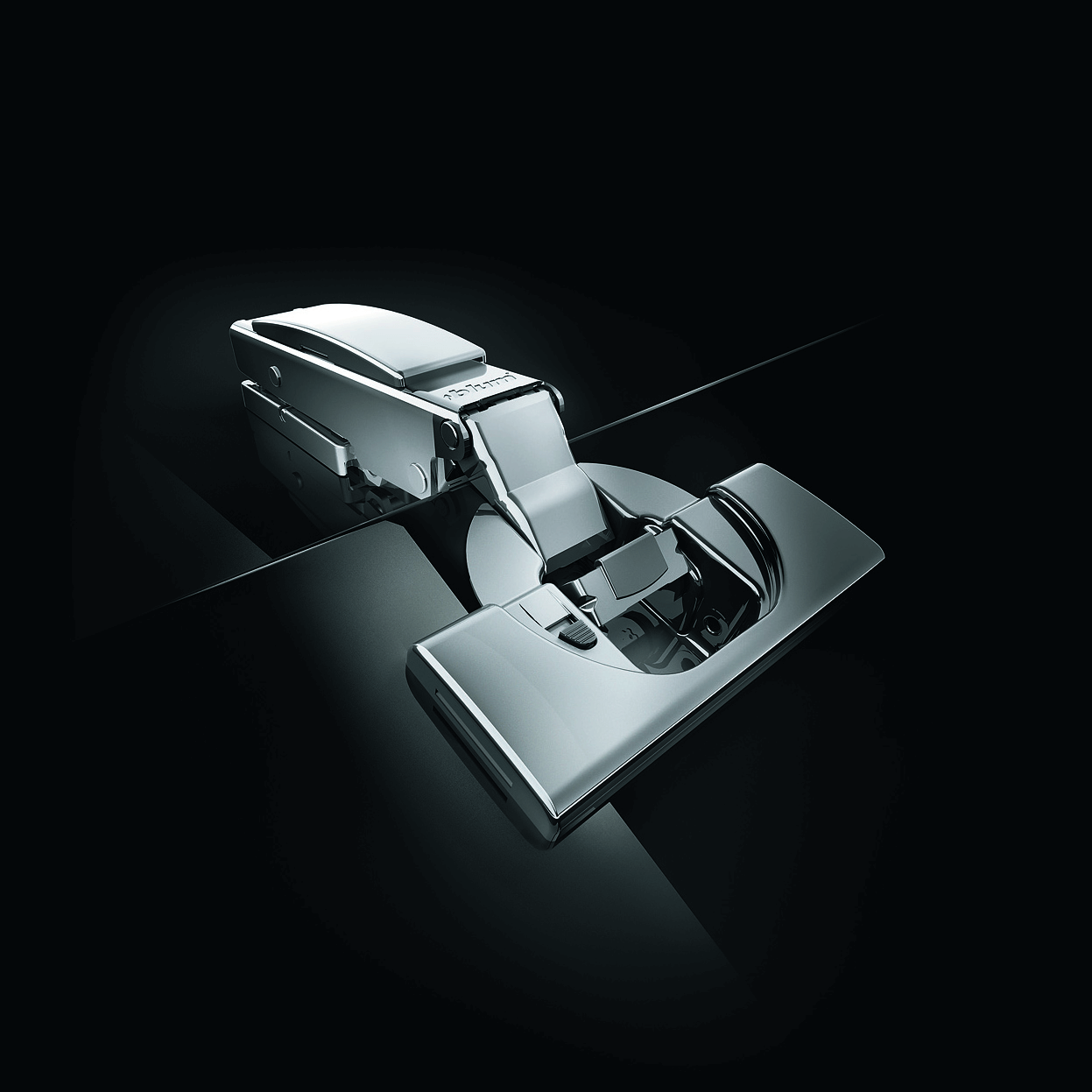 Blum Hinge w_Blumotion 110 Deg Inserta (Includes Inline Mounting Plate)